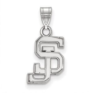 Sterling Silver San Jose State Small Pendant